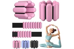MANGUOGO Wrist & Ankle Weights for Women, Wearable Strong Arm & Leg Weights Set of 2(1Lbs Each), Adjustable Ankle Weights for Walking, Yoga, Dance, Barre,Gym,Exercise,Pilates,Walking Running
