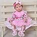 Produktbild Reborn Baby-Puppe 21.6 Zoll Lifelike Neugeborene Puppen Realistic Babies Mit Tuchkörper Und Magnet Pacifierfor Kids Toys Myhao