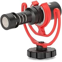 RØDE VideoMicro Micro directionnel compact sur caméra pour la réalisation de films, la création de contenu et l'enregistremen