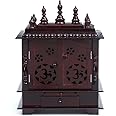 Kamdhenu art and craft Wooden Temple/Home Temple/Pooja Mandir/Pooja Mandap/Temple for Home (Omp), 60 Centimeters, 28 Centimeters