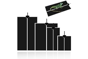 YNTOXIN Terrarium Heat Mats Reptile Heating Mat Waterproof Safety Adjustable Vivarium Pet Tank Warmer Mat Pad with Temperature Control Fit for Reptiles Turtle Tortoise Snakes Lizard Gecko Spider 20W