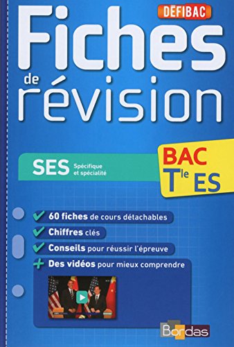 Download DéfiBac - Fiches de révision SES Terminale ES