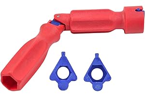 USKERB Durable Toilet Seat Fitting Tool – Easy Installation & Removal with Adjustable Hinge Spanner | Plastic Handle for Comfort Grip | Essential for Fixing Loose Seats | Universal Compatibility | High-Quali