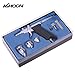 Produktbild kkmoon Professional Double Action Pistole Trigger Airbrush Set mit 3 Tassen für Kunst Malerei Tattoo Maniküre Spray Modell Air Pinsel Nagel Werkzeug