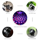 AOMEES Discokugel Disco Lichteffekte LED DiscoLicht Partylicht Disco Beleuchtung Partybeleuchtung Party licht Discolicht Bühnenbeleuchtung- 7 Farbe RGB Led Effekt DJ Licht Diskokugel Lampe für Disco, Geburtstag party,Xmas,Hochzeit, KTV, Weihnachten, Weihnachtsgeschenk ,Geschenk des neuen Jahres,Halloween,Zimmer, Bar,Bühne,Karaoke,Schlafzimmer,Club, Partei,Draussen(mit Fernbedienung) - 6