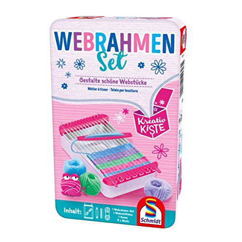 Schmidt Spiele 51603 Webrahmen-Set, Metalldose