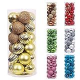 Jeder Weihnachtsbaumkugel kommt mit einem Befestigungsschnur zum Aufhängen, geeignet Für Innen- und Außenbereich