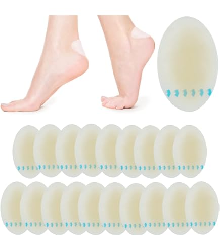 21 Pieces Blister Plasters For Feet - Welnove Invisible Hydrocolloid Gel Blister Bandages - View #6