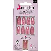 Nascita Insert Nail Pink Marble 24 pack