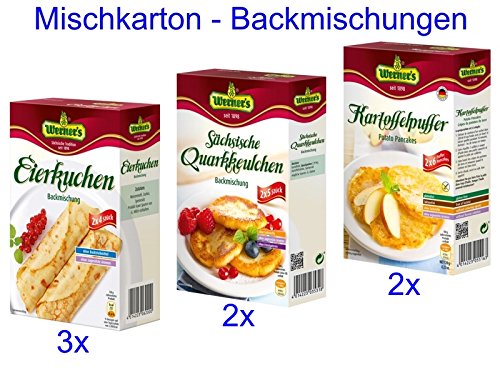 Preisvergleich Produktbild Werner´s Mischkarton (10031) - Eierkuchen / Quarkkeulchen / Kartoffelpuffer (7 Packungen)