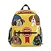 Produktbild COOSUN Hundezucht-Mini Kinderrucksack Pre-School Kindergarten Kleinkind-Tasche Mehrfarbig