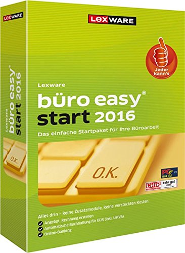 Preisvergleich Produktbild Lexware büro easy start 2016, DVD-ROM