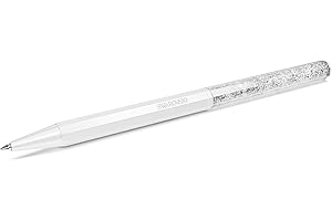 Swarovski Penna a Sfera Crystalline, Bianco, Laccato Bianco