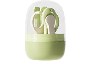 IZDUDO Kit per la cura delle unghie per bambini, 4 in 1 set con tagliaunghie, forbici, lima e pinzetta, Set Manicure Neonati per neonato, baby, bambino#4