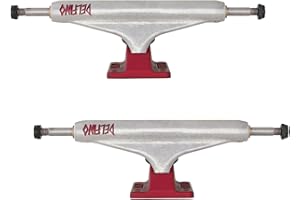 Independent Stage 11 Hollow Delfino Skateboard Trucks SIL/Red 144