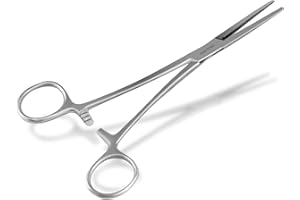 ‎INSTRUMENTENRW Schraubzwinge Hobby-Klemme Gerade 14,5 cm Edelstahl Rostfrei Hakenlöser Angelsport Werkstatt-Tool