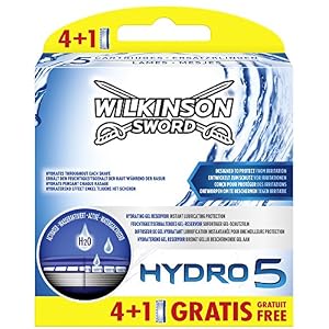 Wilkinson Sword Hydro 5 Razors – Pack of 4 with 1 blade