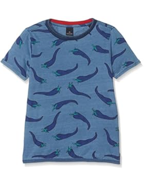Scotch & Soda Jungen T-Shirt Indigo Allover S/S Tee