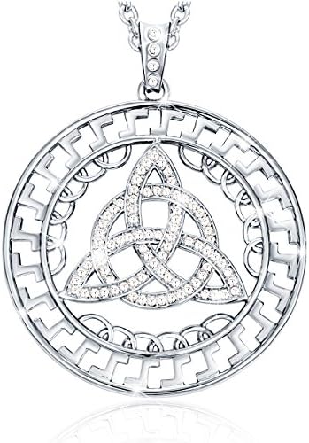 "Celtic Knot" Pendant Necklace - Fashion Jewelry Gifts for Women - Mother's Day Birthday Gifts for Her, 18"