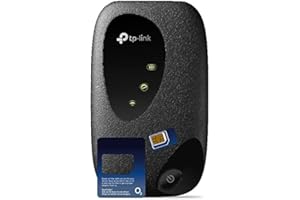 THETECHNOLOGYDOCTORS TP-Link M7010 4G Cat4 LTE Single Band Mobile WiFi with O2 Data SIM Card Bundle