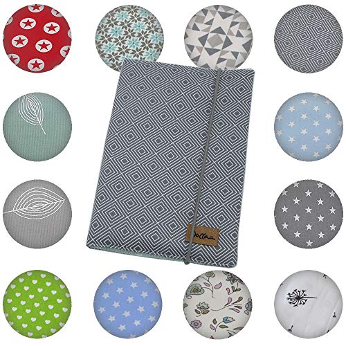 U-Heft-Hülle, Farben: grün rot blau mint ? SmukkeDesign NEU (mint)