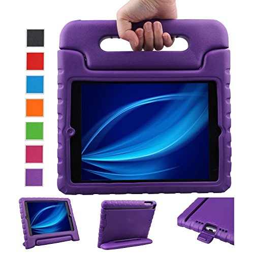 NEWSTYLE iPad Air / iPad 5 EVA Stoßfeste Schutzhülle Tragbar für Kinder mit Ständer Schutzhülle Standfunktion für iPad Air / iPad 5 Tablet,- Lila