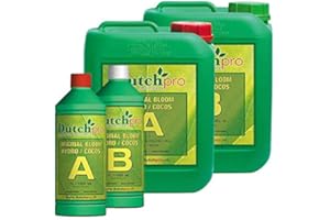 Dutch Pro Hydroponics Coco Grow A & B 1L 5L 10L 20L Growth Nutrient UK (A+B 1L)