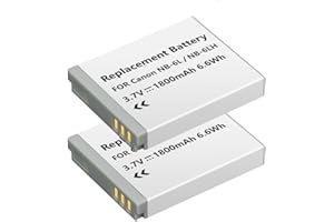 CITYORK 2 batterie NB-6L NB-6LH con Canon SX710 HS, SX700 HS, SX540 HS, SX530 HS, SX520 HS, SX510 HS, SX500 HS, SX280 HS, SX270 HS, SX280 HS, SX260 HS