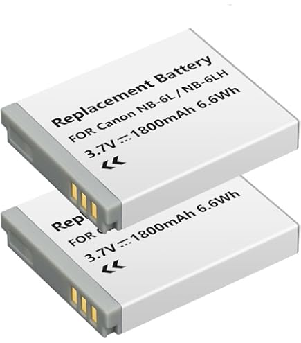 Batterie Duracell DR9720 Compatible Canon NB-6L - Pour Appareil Photo Numérique