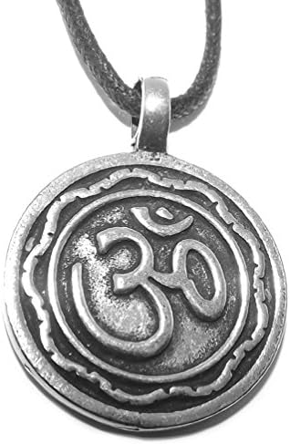 OM (Aum) Buddhist Pewter Pendant / Necklace