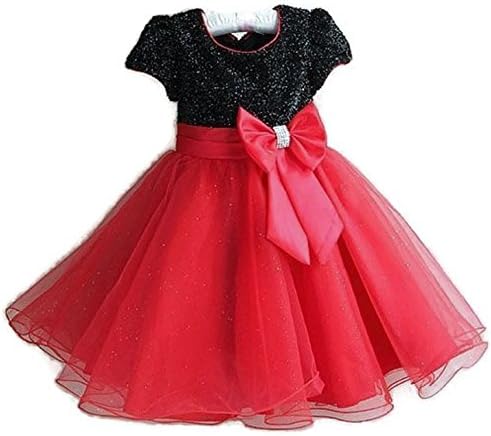 Baby Girl Traditional Christmas Party Wedding Flower Girl Bridesmaid Dress