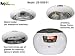 Produktbild Mugen Power-Professional Grade 600ml Ultraschallreiniger-mit Digitaluhr, Kunststoffkorb mit Uhrenhalter und zusätzlichem Kunststoffhalter für CD / DVD / BlueRay Disc-EU Version
