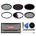 Produktbild Beschoi 77mm Filter UV + CPL + ND2 + ND4 + ND8 + Verlaufsfilter Grau + Objektiv Filter Zubehör