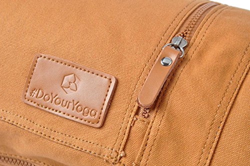 Yogatasche »Sunita« von #DoYourYoga aus hochwertigem Canvas (Segeltuch) / aufwendig verarbeitet /die Tasche ist für Yogamatten bis zu einer Größe von 180 x 60 x 0,5 cm / Der Yogabag ( Yogatragetasche) hat ein zusätzliches Staufach für Handy, Geldbörse & Co – ideal für den Besuch im Yogastudio , erhätlich in verschiedenen 9x Farben - 3