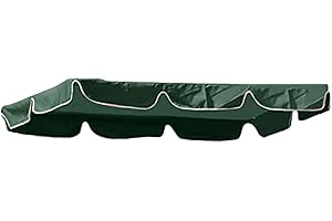 XIJOBIDO Swing Chair Canopy Replacement, Garden Swing Canopy Replacement, Garden Swing Seat,Replacement Swing Seat,3 Seater Garden Swing Seat Canopy,Garden Furniture Outdoors