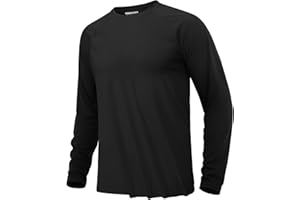 KEFITEVD Hauts Décontractés à Manches Longues pour Hommes Chemises Légères et Confortables