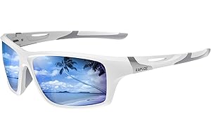 KAPVOE Polarizzati Occhiali Sole Sportivi Alta Definizione Lenti Alto Contrasto per Uomo Donna Ciclismo Pesca Golf Corsa Guida Pesca Baseball