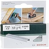Bosch Accessories 2609255822 - Graffette tipo 53, 11,4 x 0,74 12 mm, confezione da 1.000