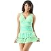 Tempting And Significant Multi Sea Green Scoop Neck Cut-Sleeve Beachwear Cover-Up RS.1399.00