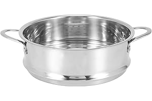 MAJEN Ghulumn Grille de cuisson vapeur épaisse en acier inoxydable avec double oreille pour pot à soupe ou pot à lait 16 cm