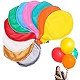 Extra Large Balloons 36 Inch, 10pcs Big Balloon Assorted Color, Latex Giant Balloon Jumbo Thick Balloons for Photo Shoot, Kids Birthday, Wedding Party Festival Event Carnival Decorations
