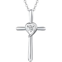 Collier Ras Du Cou En Argent Sterling 925 Avec Pendentif Croix - Bijou Féminin, Neuf Sans Emballage