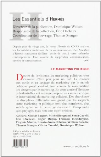Book's Cover of Le Marketing politique