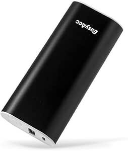 EasyAcc 6700mAh Mini PowerBank Externer Akku Ultra-kompakt Portables Ladegerät für iPhone Samsung Smartphones - Schwarz