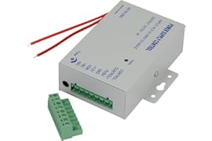 YAVIS Netzteil Tür Zugangskontrolle System Netzschalter 3A 110-240 V AC auf 12 V DC für Access Control System Türschloss mit Zeitverzögerung K80