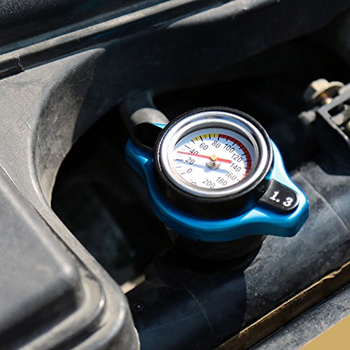 KKmoon Universelle Thermo Thermostatischen Radiator Cap Deckel mit Wassertemperaturanzeige - 3