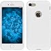 Produktbild PhoneNatic Case für Apple iPhone 7 Hülle Silikon weiß S-Style Cover iPhone 7 Tasche + 2 Schutzfolien