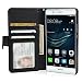 Produktbild Huawei P9 Hülle Brieftasche mit Standfunktion Kartenfächer, Flycool Ledertasche für Huawei P9