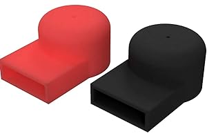 ‎OFFGRIDTEC Offgridtec Batteriepolabdeckungen Set, M8 Schutzkappen mit Positiver und Negativer Polarität, Flexibles Isolierplastik, Verhindert Staub, Kurzschlüsse & Funken, 15mm (1 Paar)