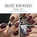 Vishine Matte Top Coat UV LED Soak Off Gel Nail Polish Nail Varnish Clear coat 10ml